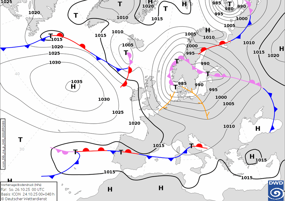 Las lluvias se extienden más al sur y este