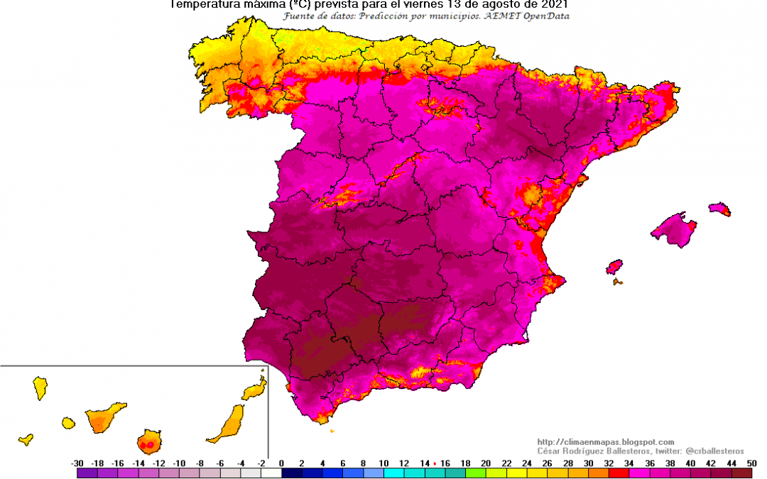 La ola de calor del verano 2021, últimos datos