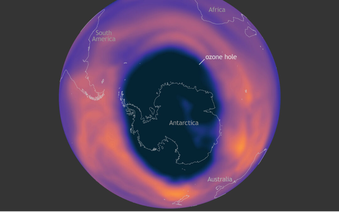 El agujero de ozono antártico sigue disminuyendo