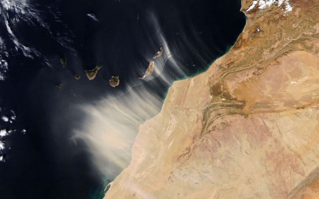 Canarias afectada por una tormenta de polvo sahariano