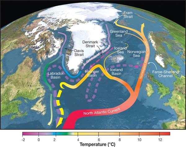 Otro estudio demuestra la desaceleración de las corrientes atlánticas