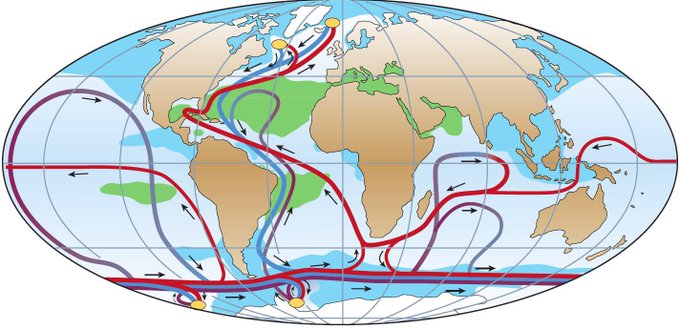 Se ralentiza la circulación profunda del Atlántico