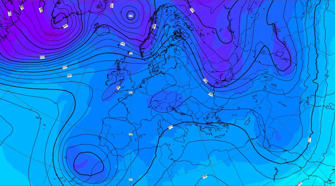 Turno para las bajas frías al suroeste peninsular             