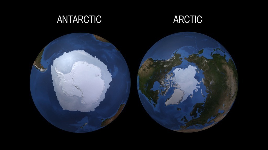 Las banquisas ártica y antártica responden de forma diferente