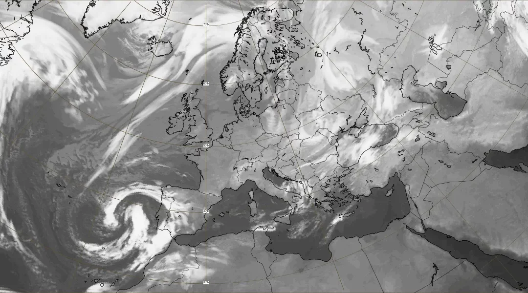 Las lluvias, menos intensas, se desplazan al suroeste y Canarias