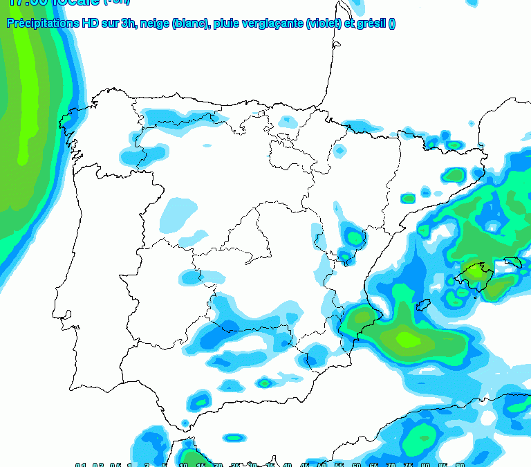 Cambio de tiempo: las lluvias se trasladan al Oeste