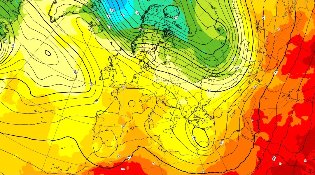 Vuelven los chubascos y un tiempo más frío