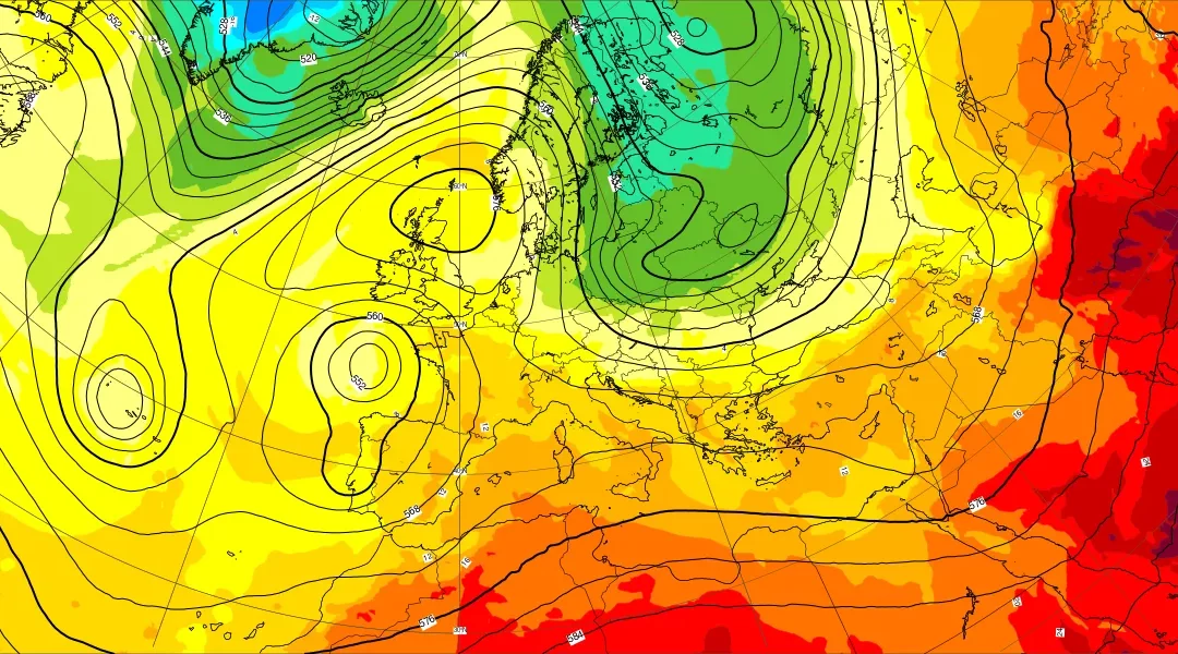 Tiempo de chubascos primaverales