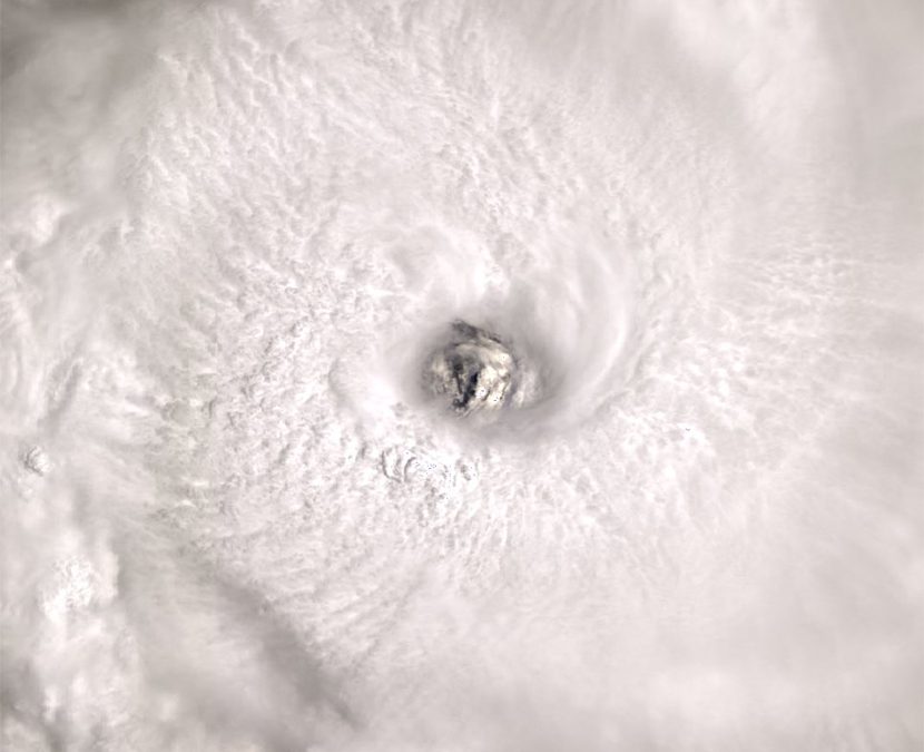Ciclón tropical «Cilida» en las cercanías de Isla Mauricio