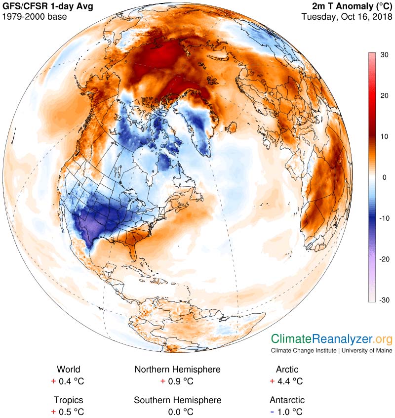 Calor y frío de récord en diversos países del Hemisferio Norte
