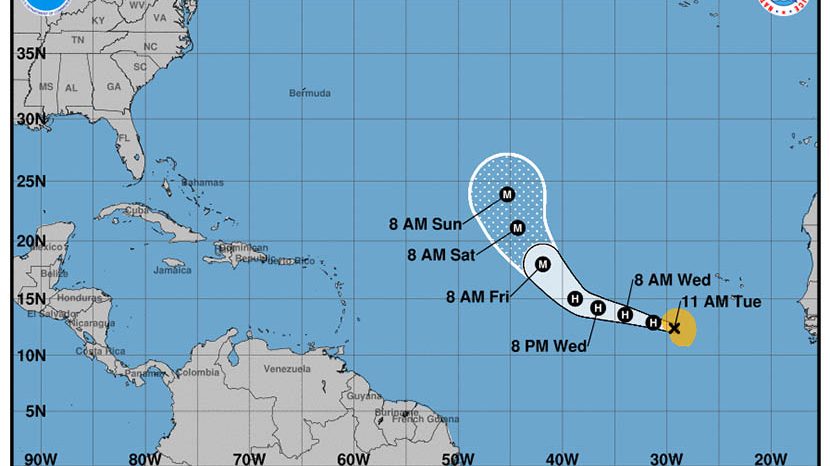 Lorenzo, futuro huracán a vigilar en el Atlántico Central