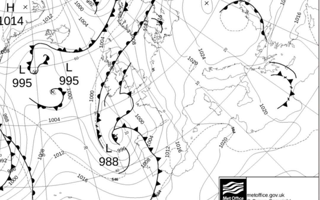 Llega un frente frío muy jugoso