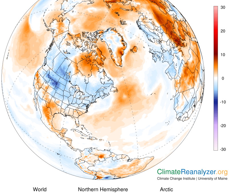 Activa una importante ola de calor en el Ártico