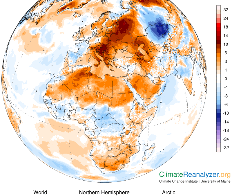 Ola de calor recorre la mayor parte de Europa