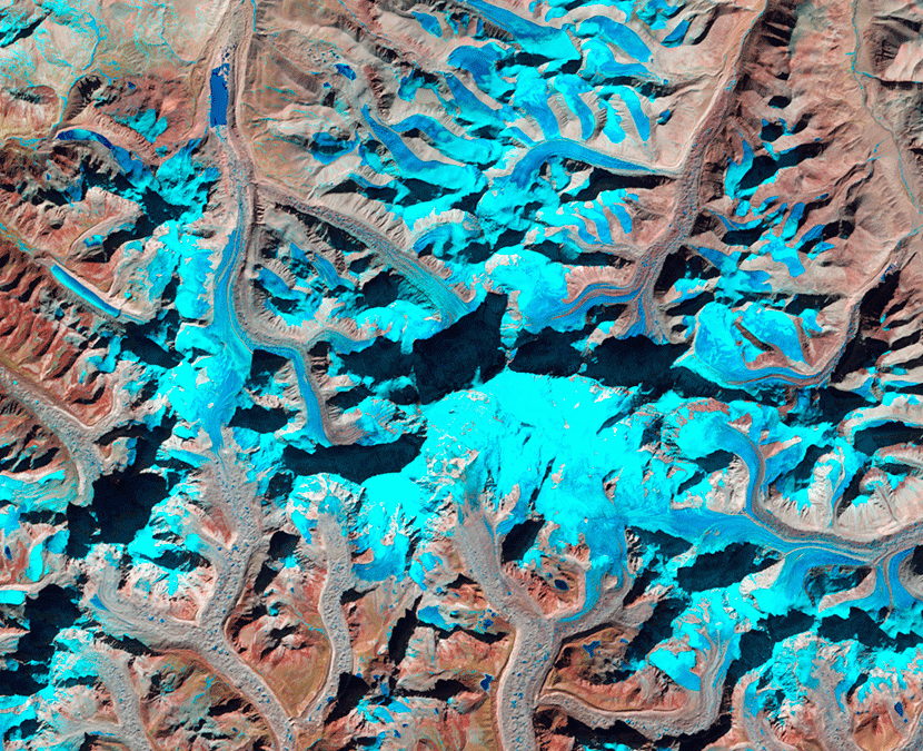 Los glaciares del Himalaya casi desnudos de hielo