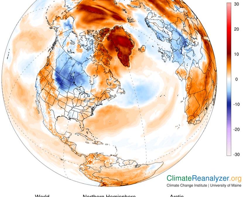 Ola de calor en Groenlandia y heladas récord en Francia