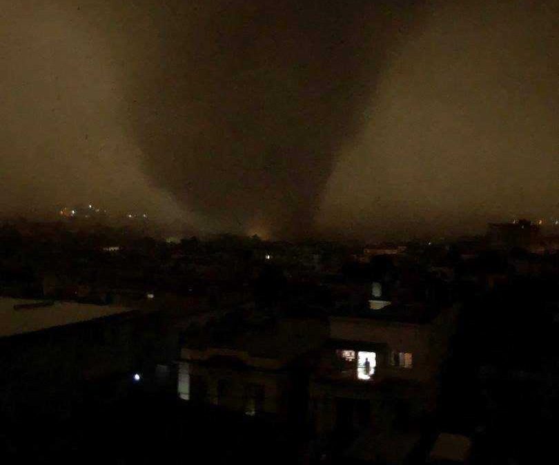 Tornado en La Habana, Cuba