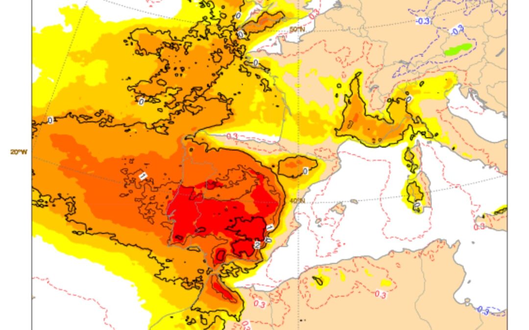 Alto riesgo de lluvias torrenciales continuadas