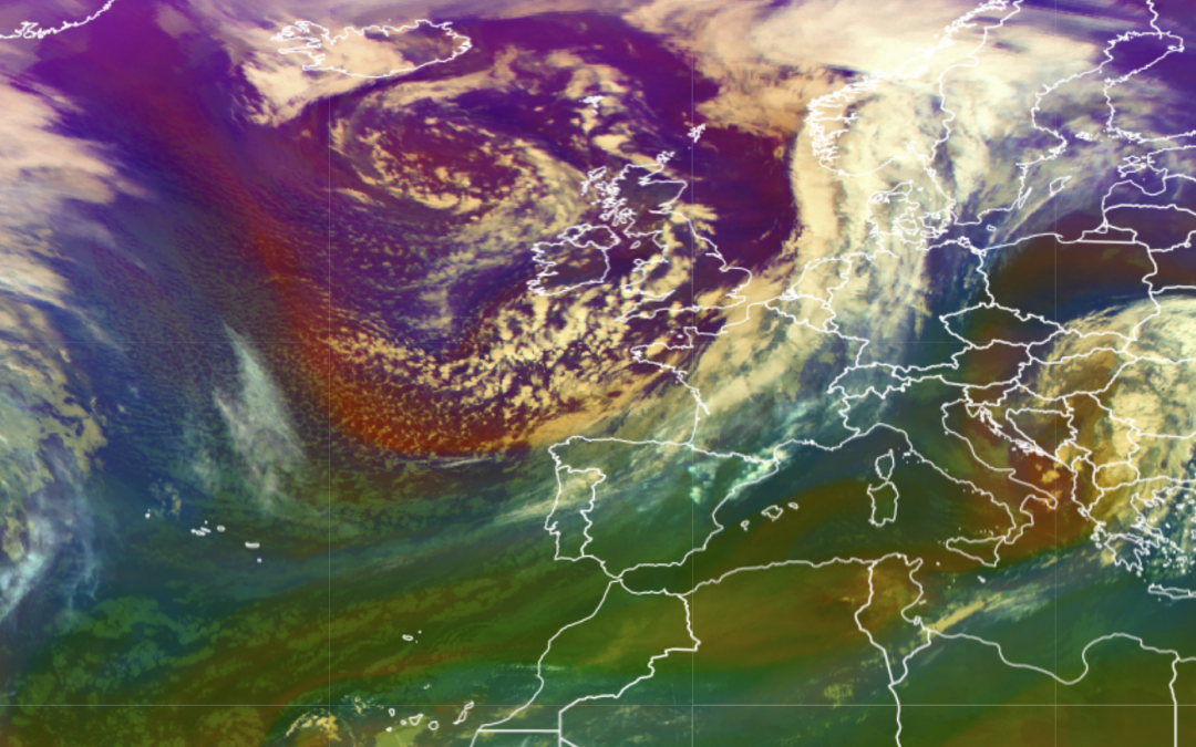 Un frente frío dejará lluvia en casi toda España
