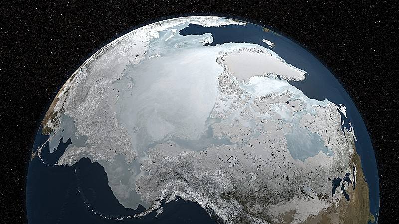 El Océano Ártico se reduce