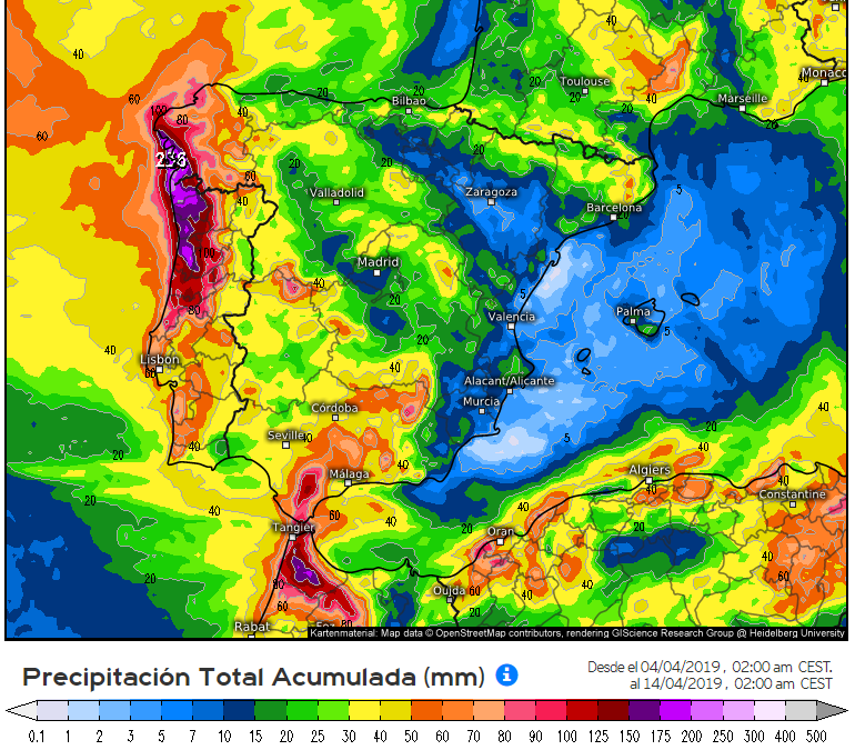 Cambio de tiempo: lluvias, nieve y frío al menos 10 días