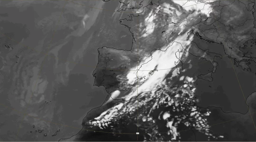 Tormentas, algunas fuertes, en el área mediterránea