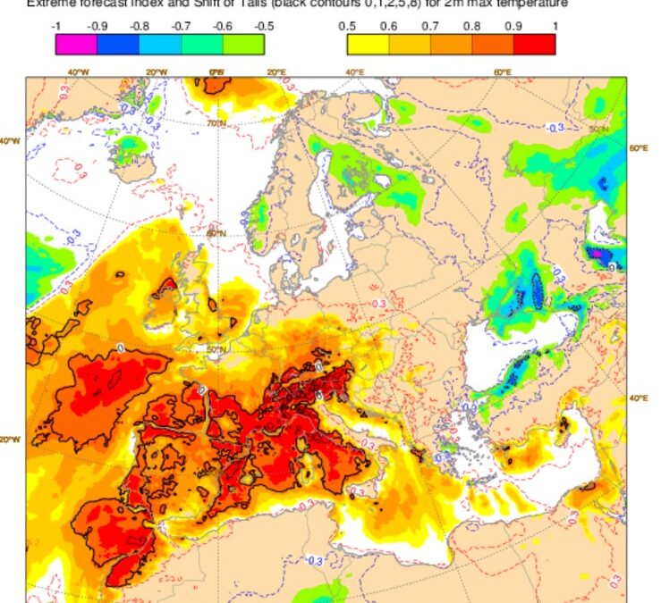 Se mezclarán calor intenso y tormentas fuertes